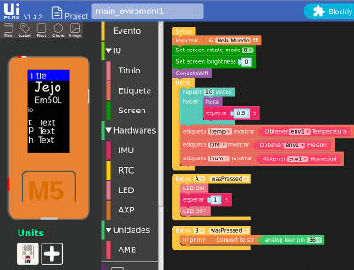 M5stickC Primeros Pasos