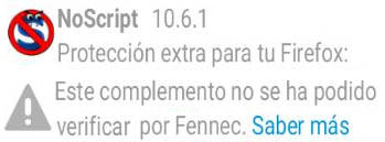 Noscript Bloqueado? (fennec firefox)